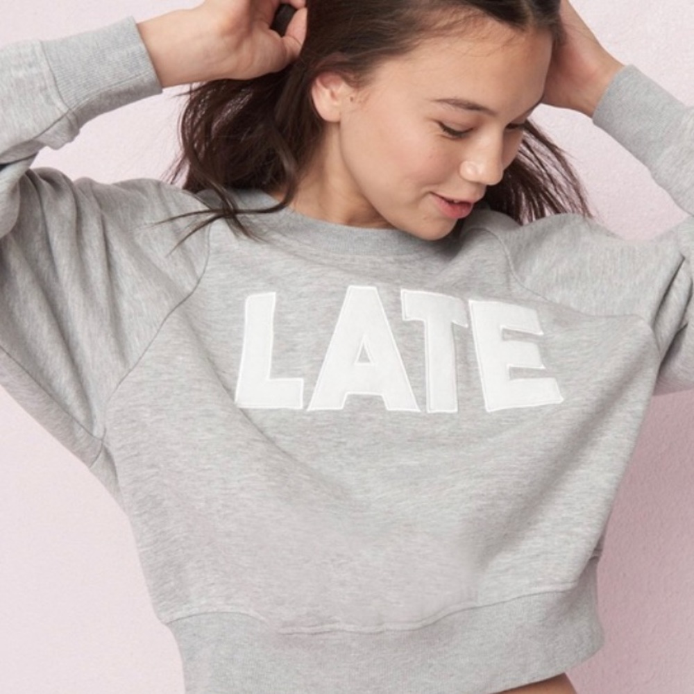 GARAGE ‘Sleep Late’ Grey Sweater